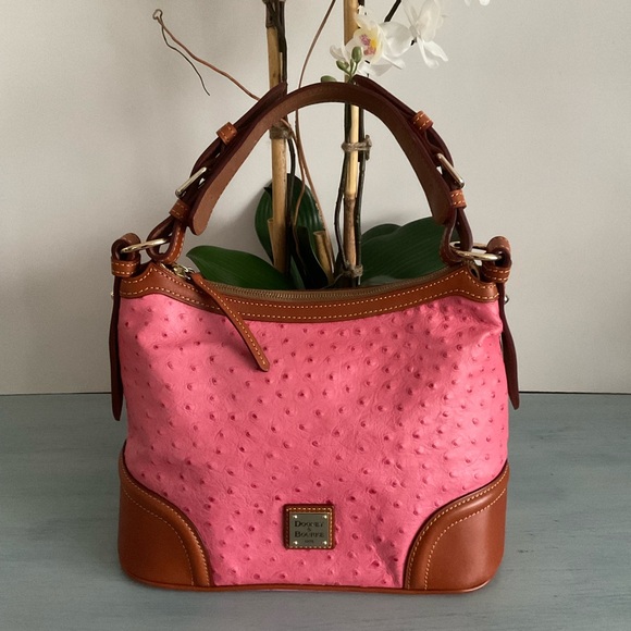 Dooney & Bourke Pink and Brown Women's Bag - Picture 1 of 9